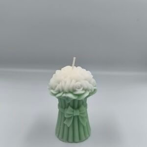 شموع على شكل وردة معطر(12حبة)