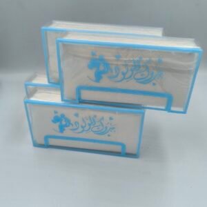 توزيعات مواليد مناديل مبروك المولود(12قطعة)